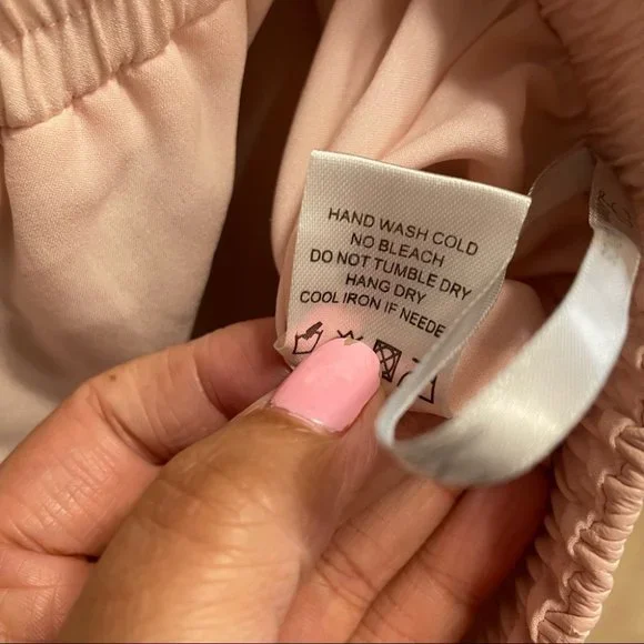 Lovers + Friends Vegan Croc Leather Soccer Shorts Pink Elastic Waist - Picture 8 of 10